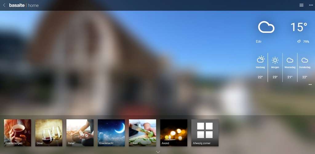 Basalte Home: sferen en planner instellen 1 image